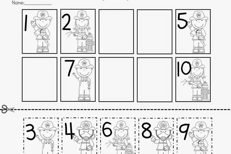 Community Helpers Math Activities Preschool