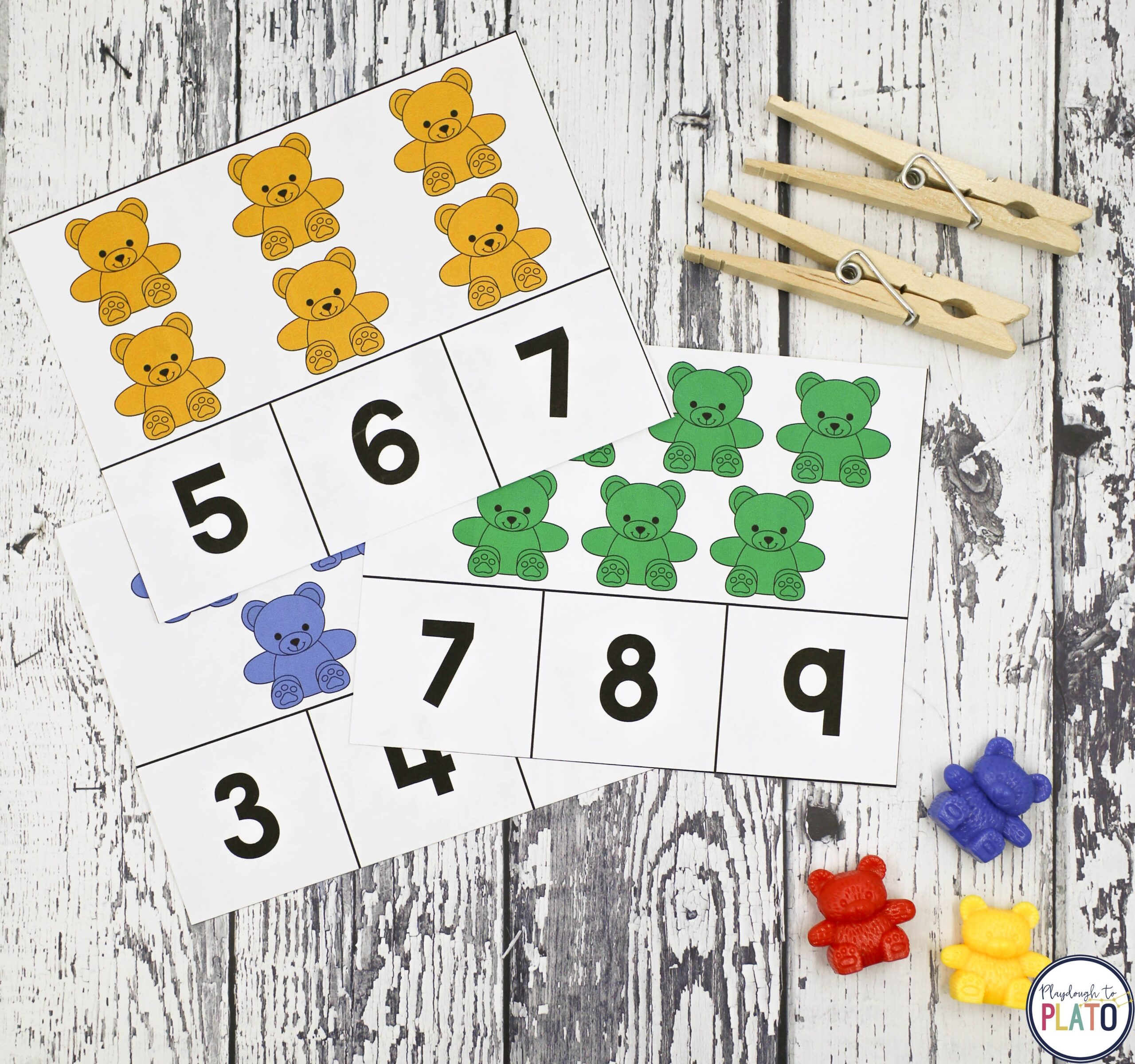 Counting Bears Printables