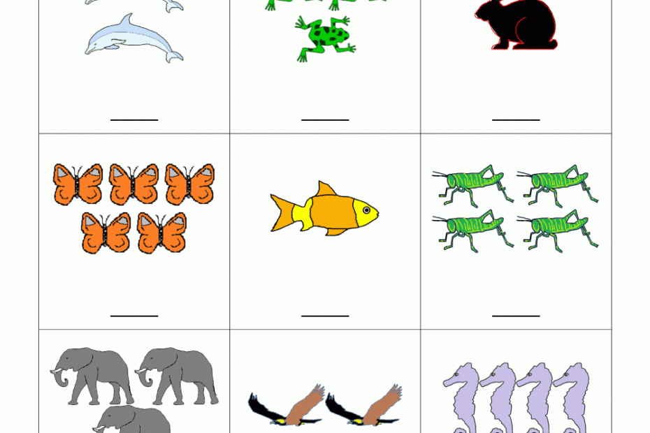 Counting Printables For Kindergarten