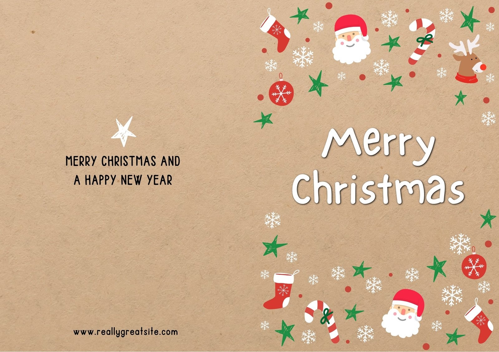free printable christmas card making templates