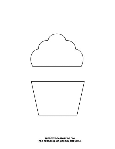 Cupcake Craft with Free Printable The Best Ideas For Kids
