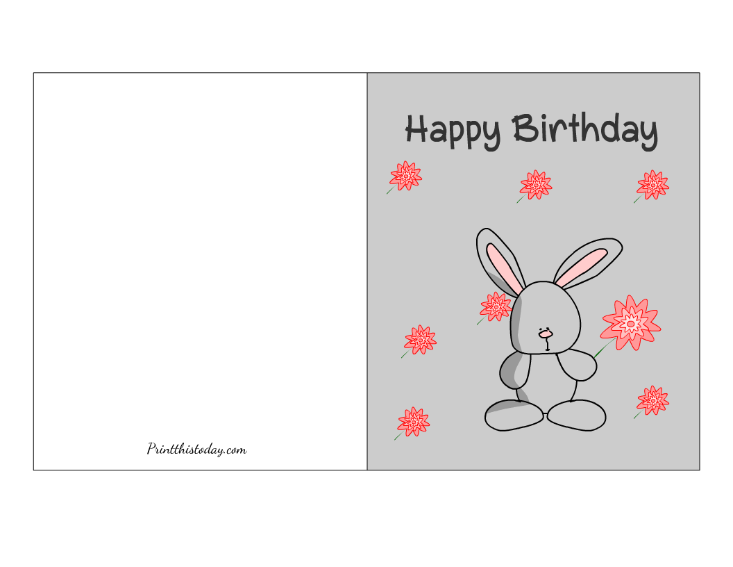 cute card template free printable