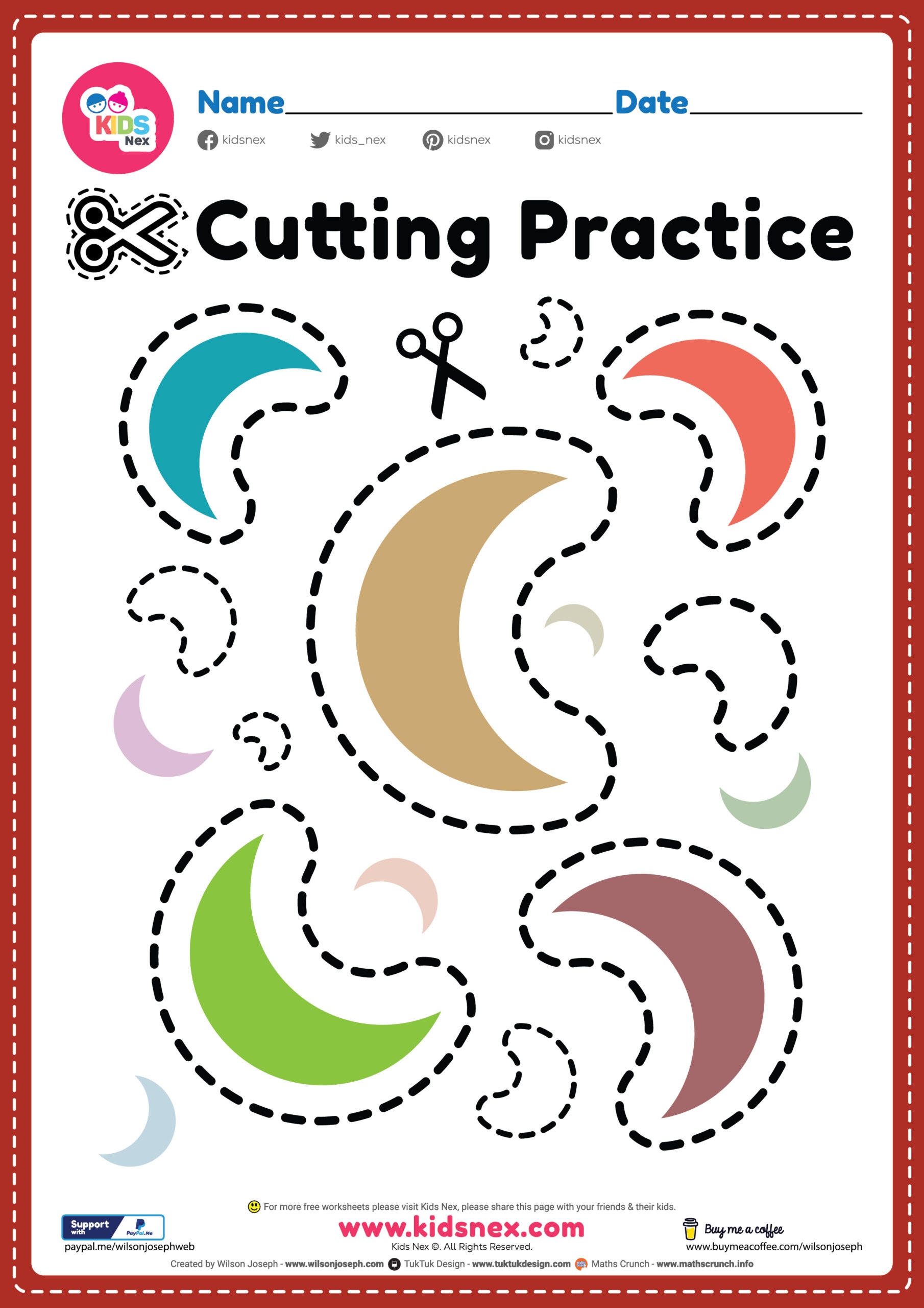 Cutting Activity Printable