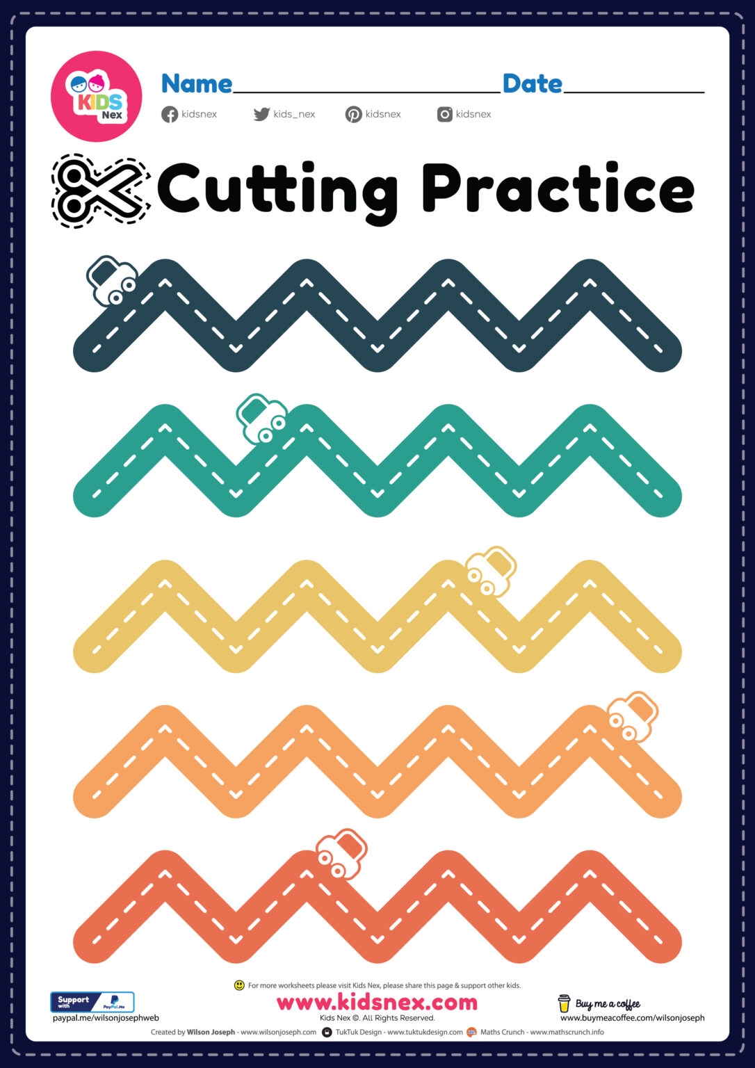 free printable preschool cutting activities