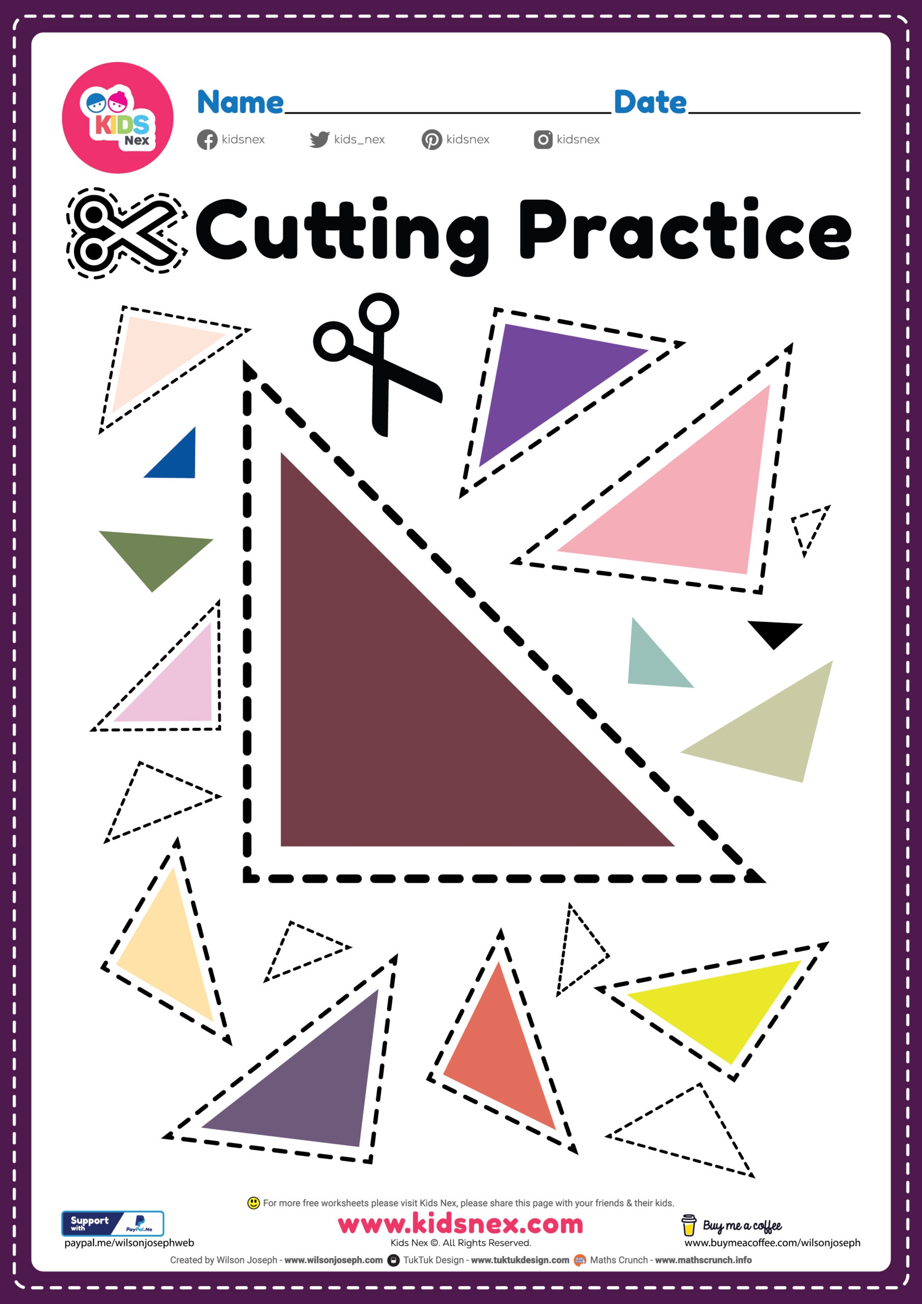 Cutting Practice Printables