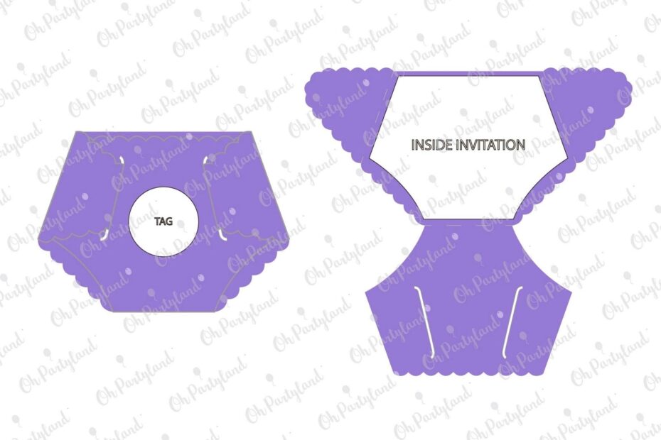 Diaper Template Printable