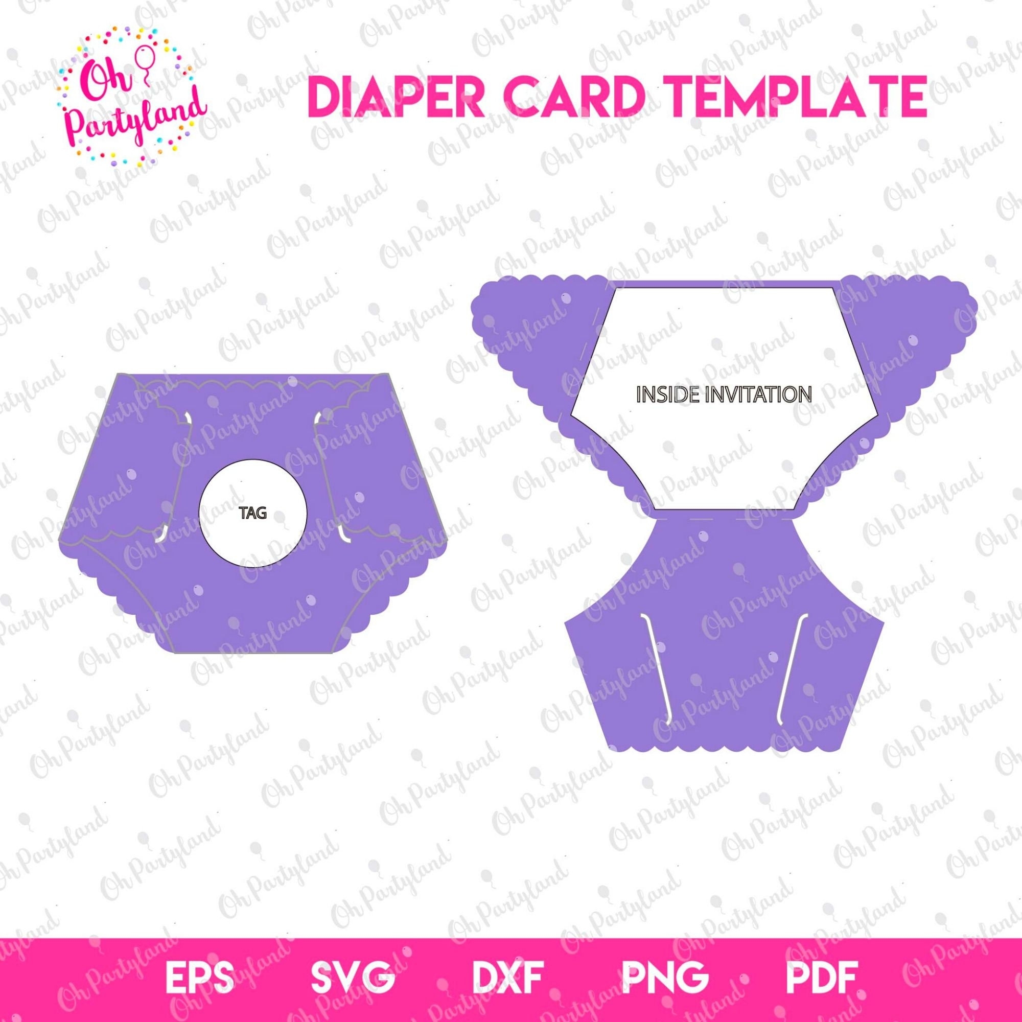 Diaper Template Printable