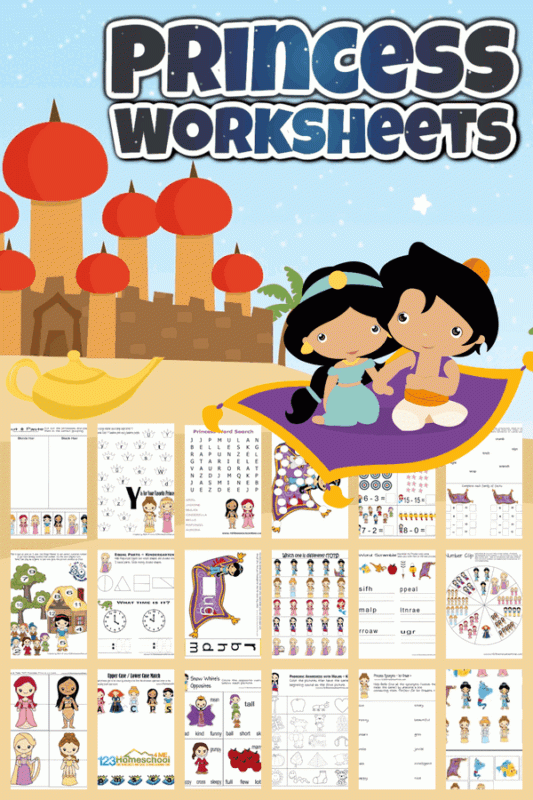 disney princess printable activities