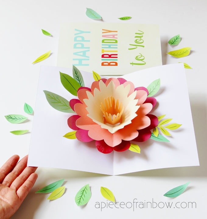 free pop up printable templates for mother's day cards