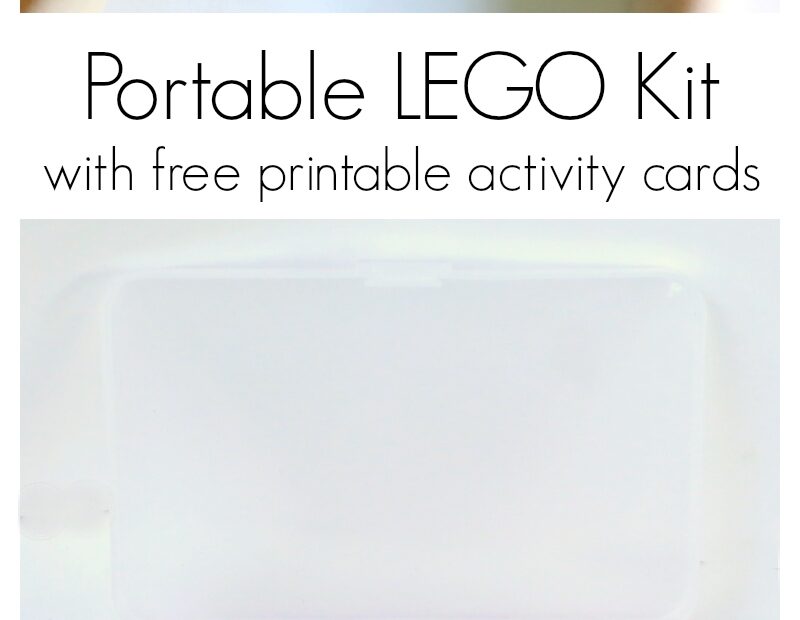 DIY Portable LEGO Kit With 24 Free Printable Activity Cards