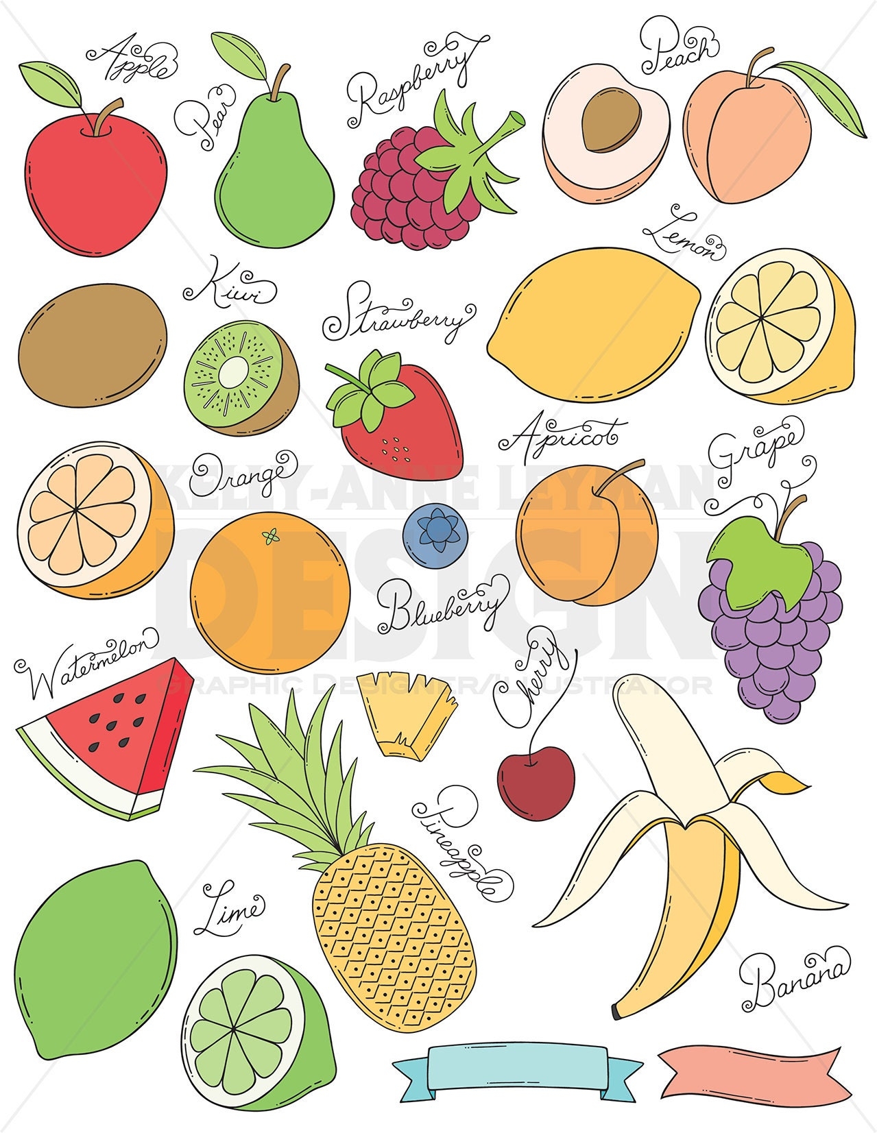 art pictures of fruit