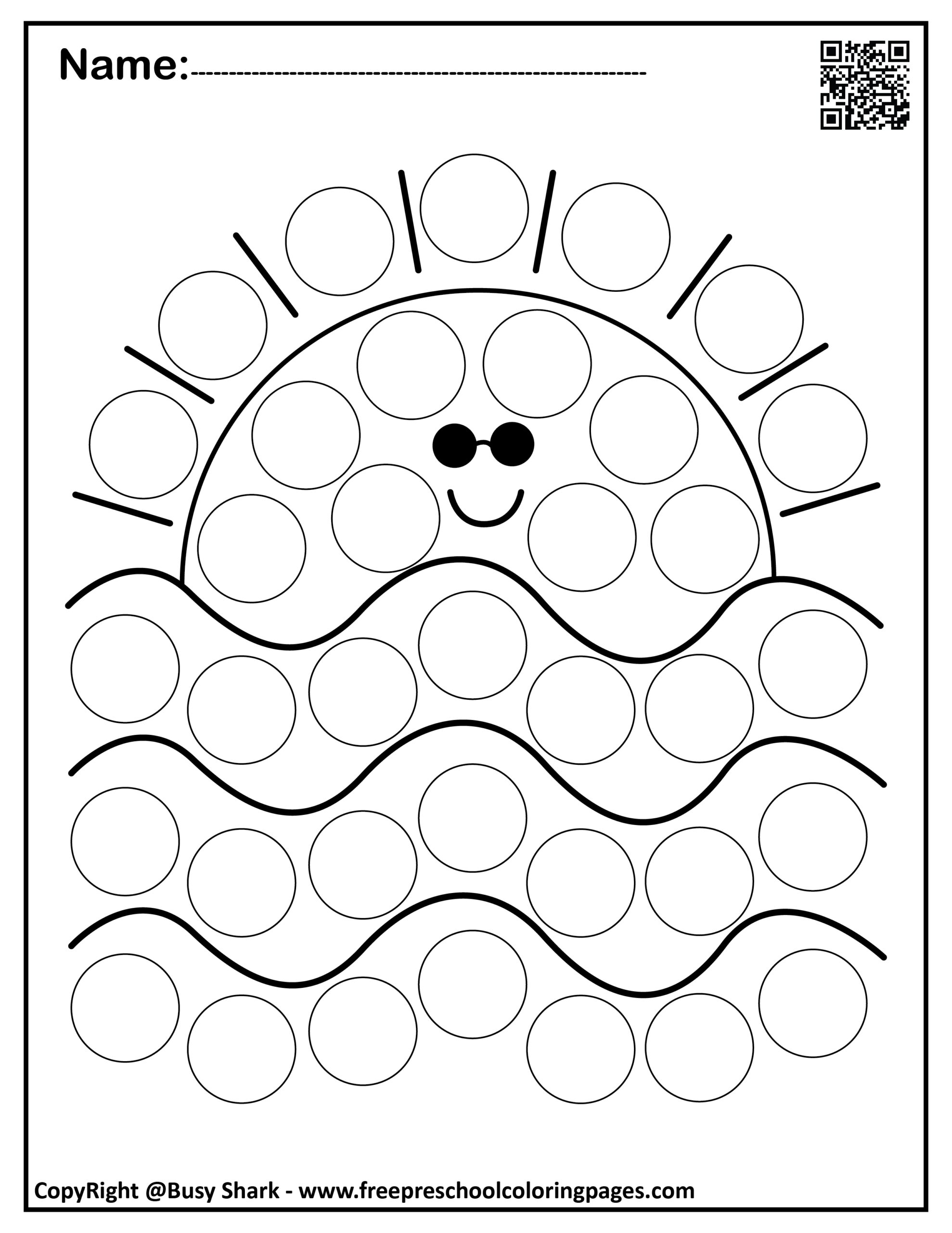 Dot Free Printables Summer Activity