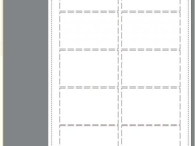 Double Sided Business Card Template Free Download Word Printable 