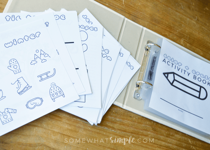 dry erase activity printables
