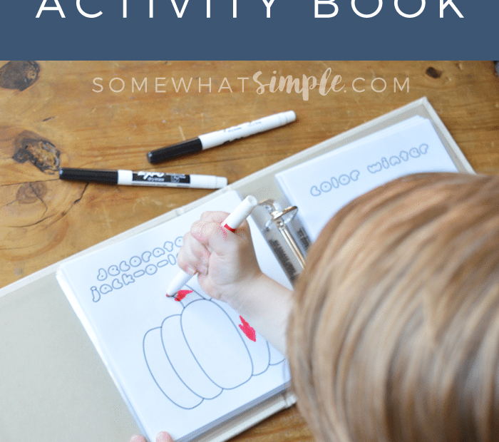 Dry Erase Activity Book Free Printables
