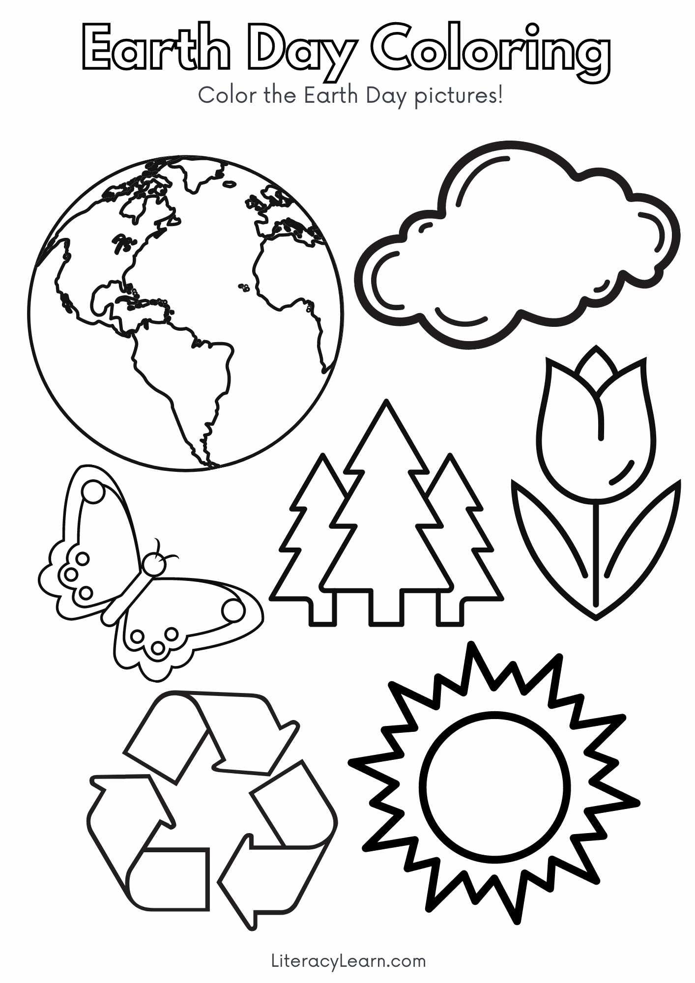 free printable earth day activities for kindergarten