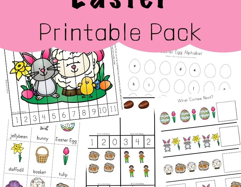 Easter Activities For Toddlers And Preschool Printables Fun With Mama