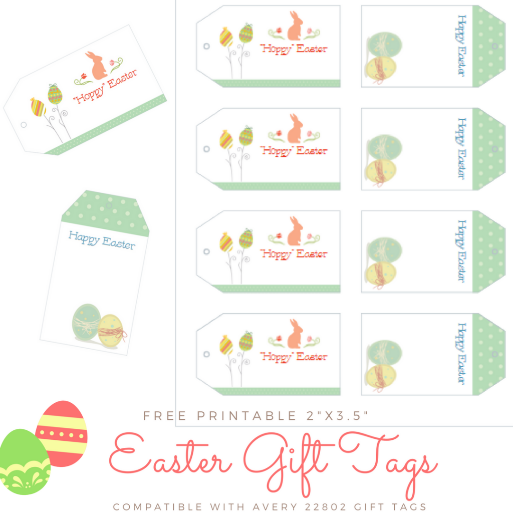 easter printable gift card template