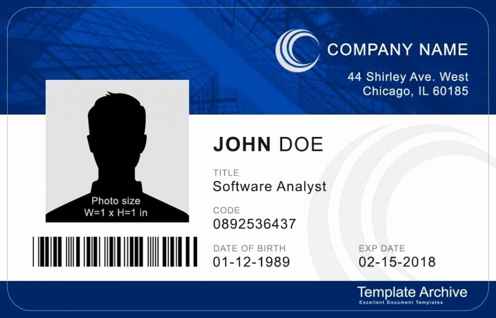 Editable Free Printable Id Cards Template Printable Templates Free