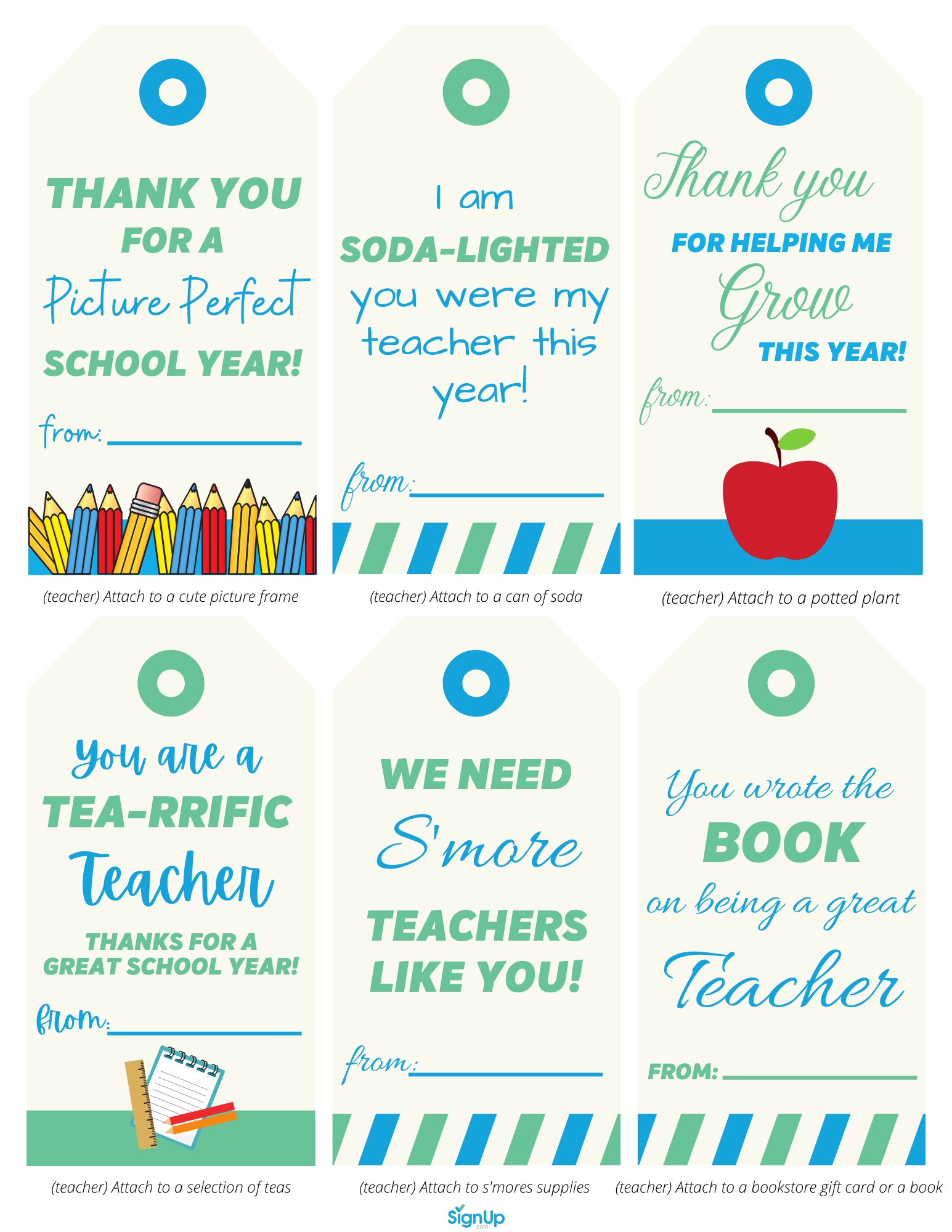 end of the year card for teacher printable templates