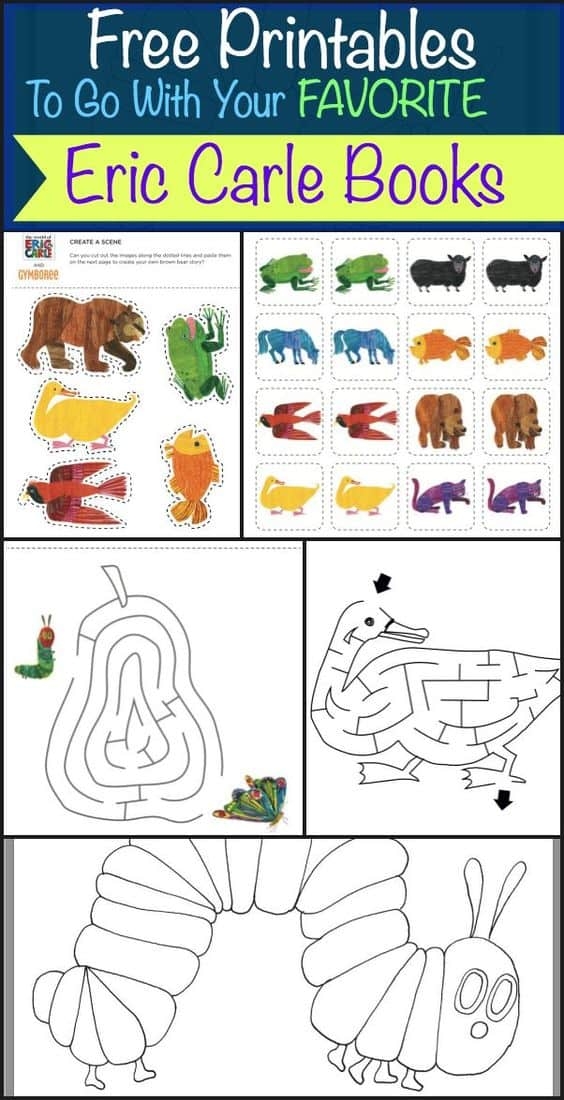 eric carle activities printables