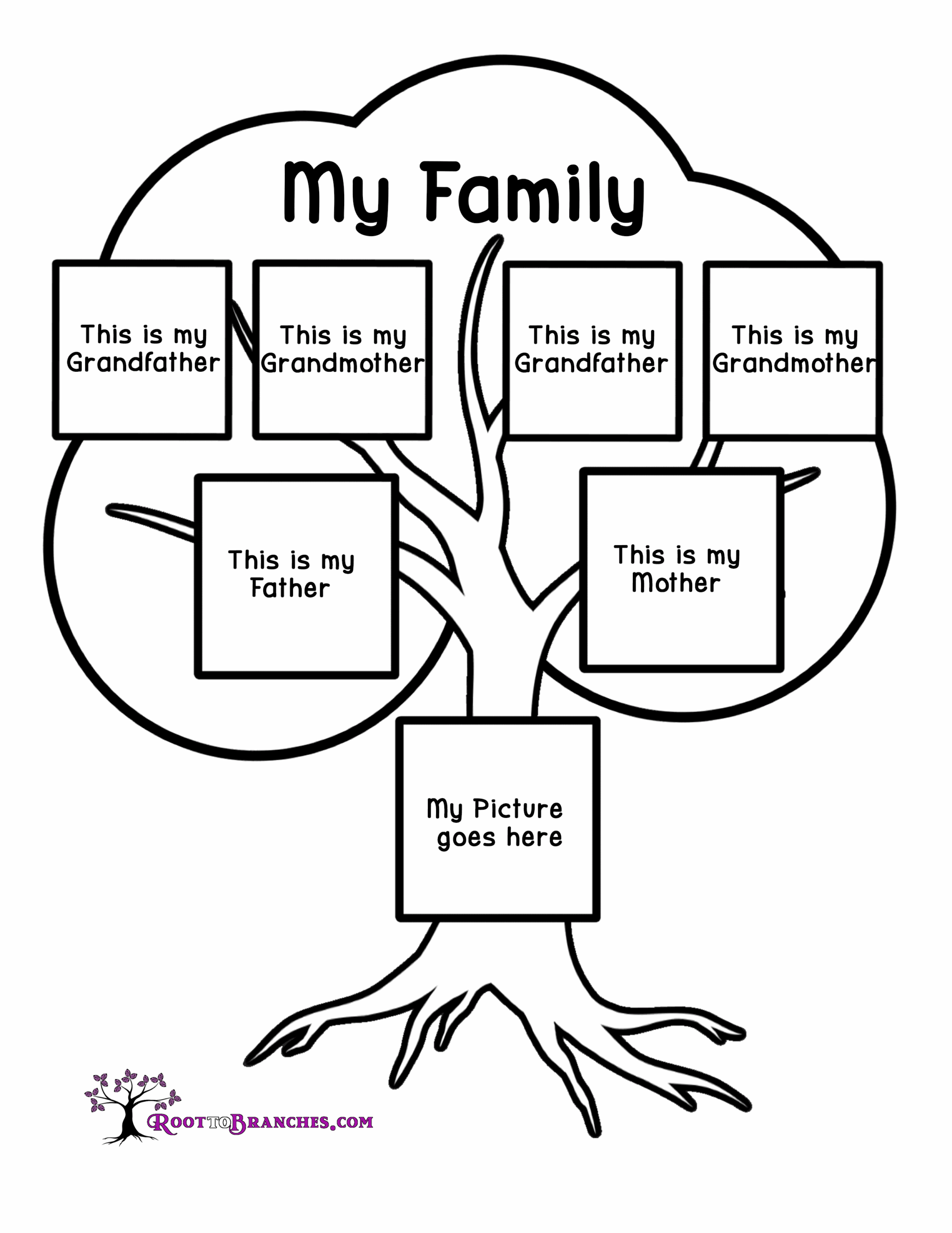 Family Tree Worksheet Printable