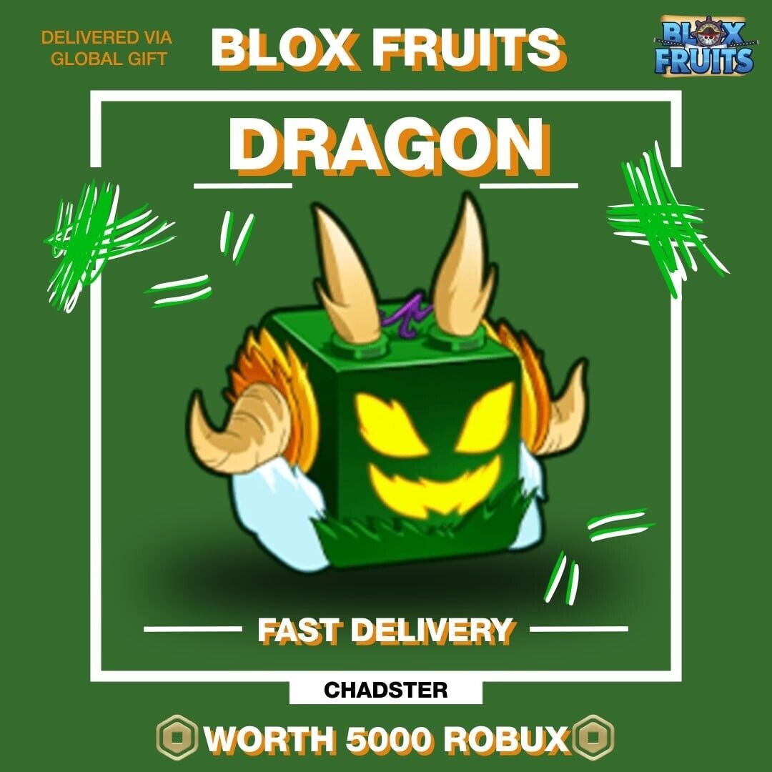 FAST DELIVERY Permanent Perm Dragon Includes East West Blox Fruits