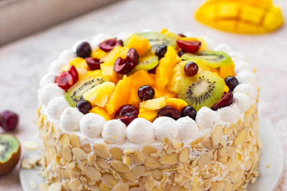 Father s Day Eggless Fresh Fruit Cake