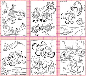 finding nemo printable activities
