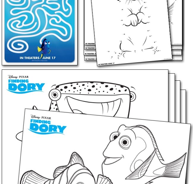 Finding Nemo Activity Sheets
