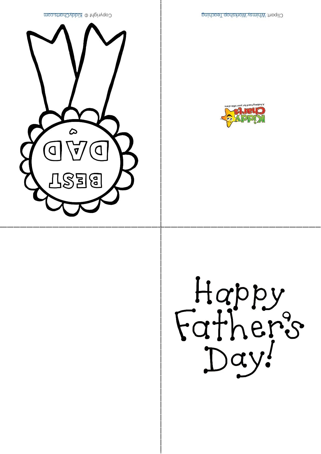 free printable fathers day cards template