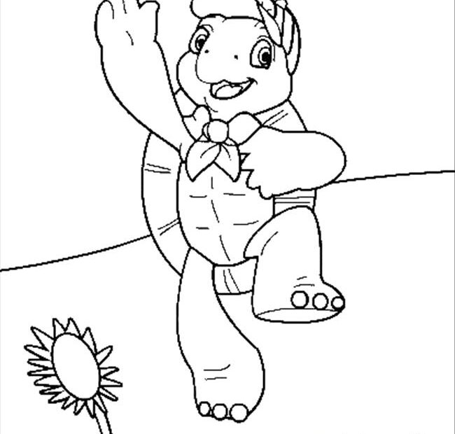 Franklin The Turtle Coloring Pages At GetColorings Free Printable