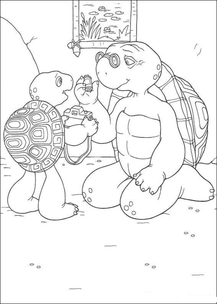 franklin the turtle printable activities