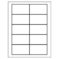 Free Avery Templates Business Card Wide 10 Per Sheet Blank 