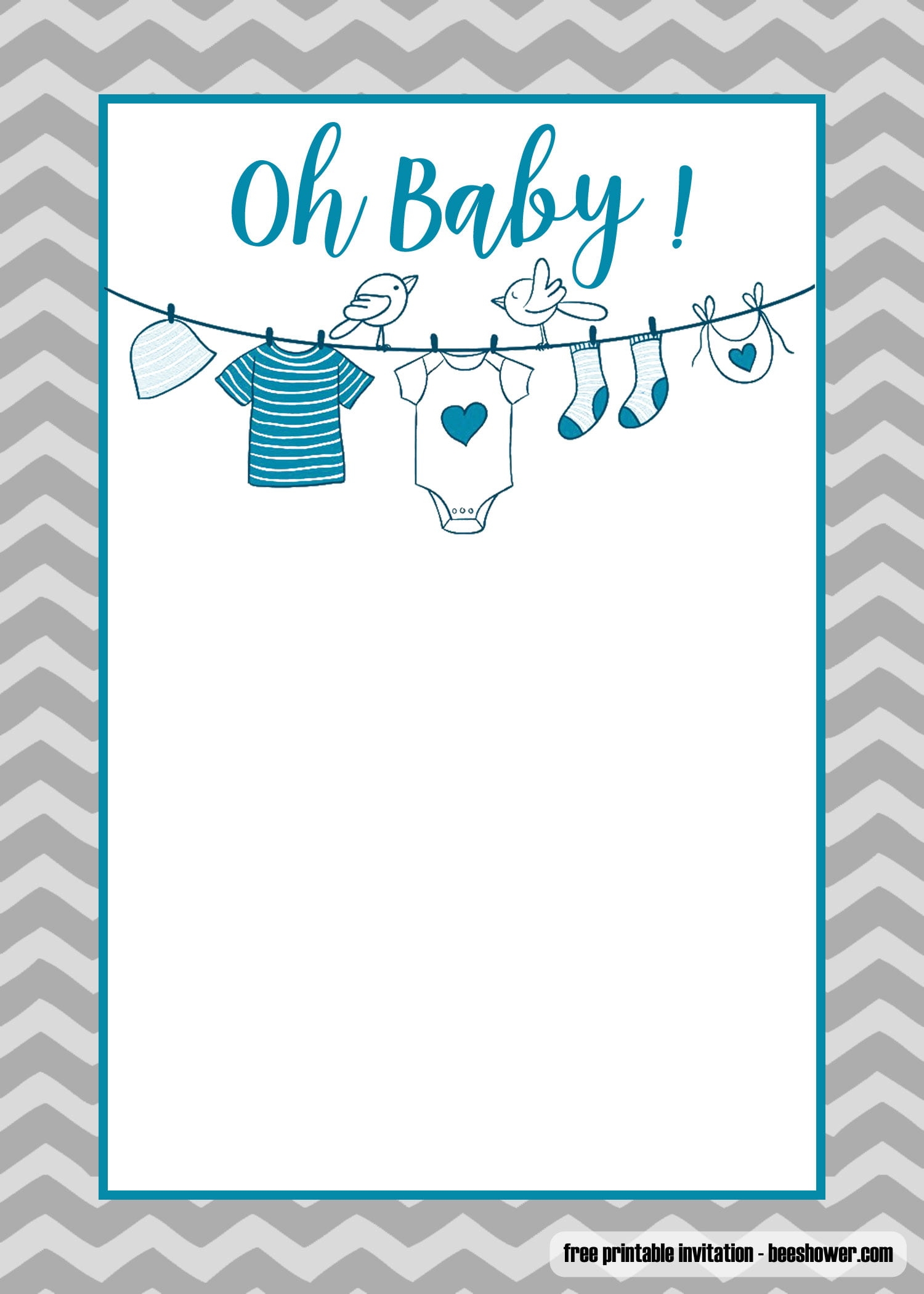 free printable baby shower cards templates