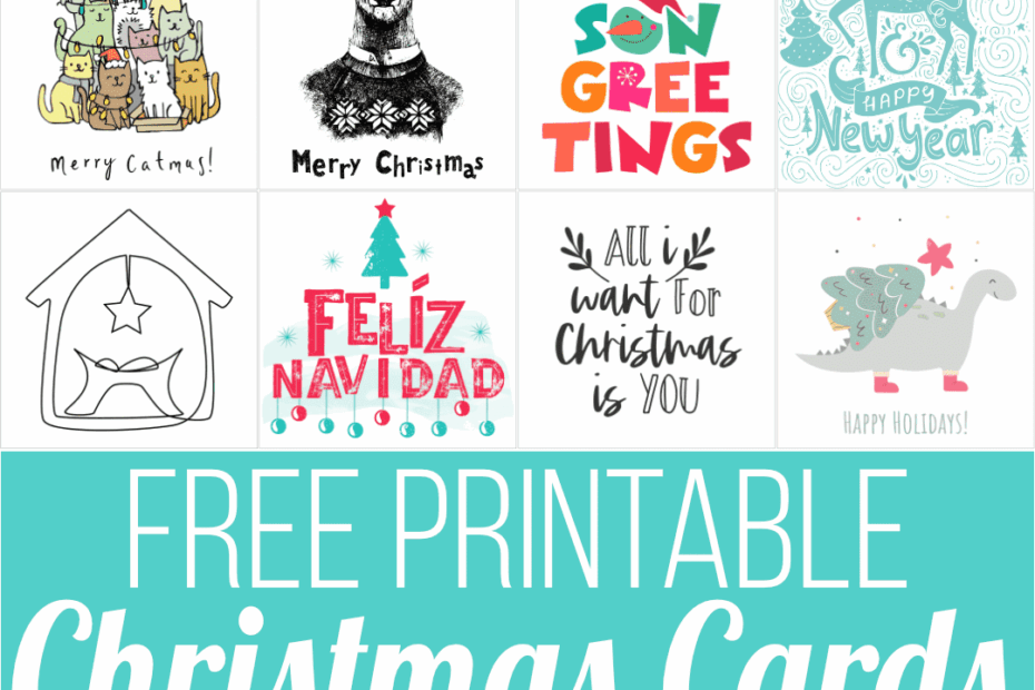 Free Christmas Card Printable Templates