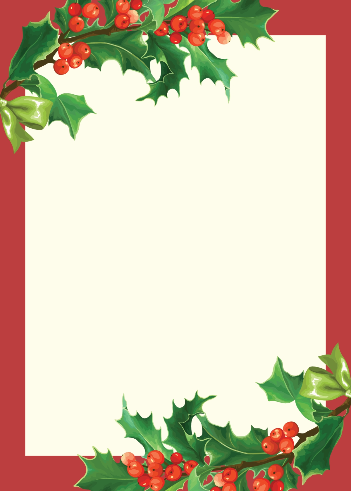 Free Christmas Card Templates Editable And Printable