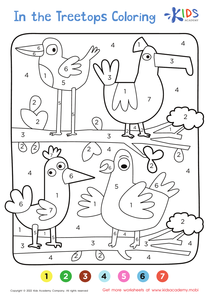 Free Coloring By Numbers Printables For Kindergarten For Kids