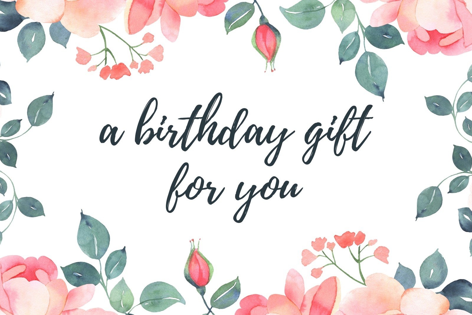 Free Custom Printable Birthday Gift Certificate Templates Canva