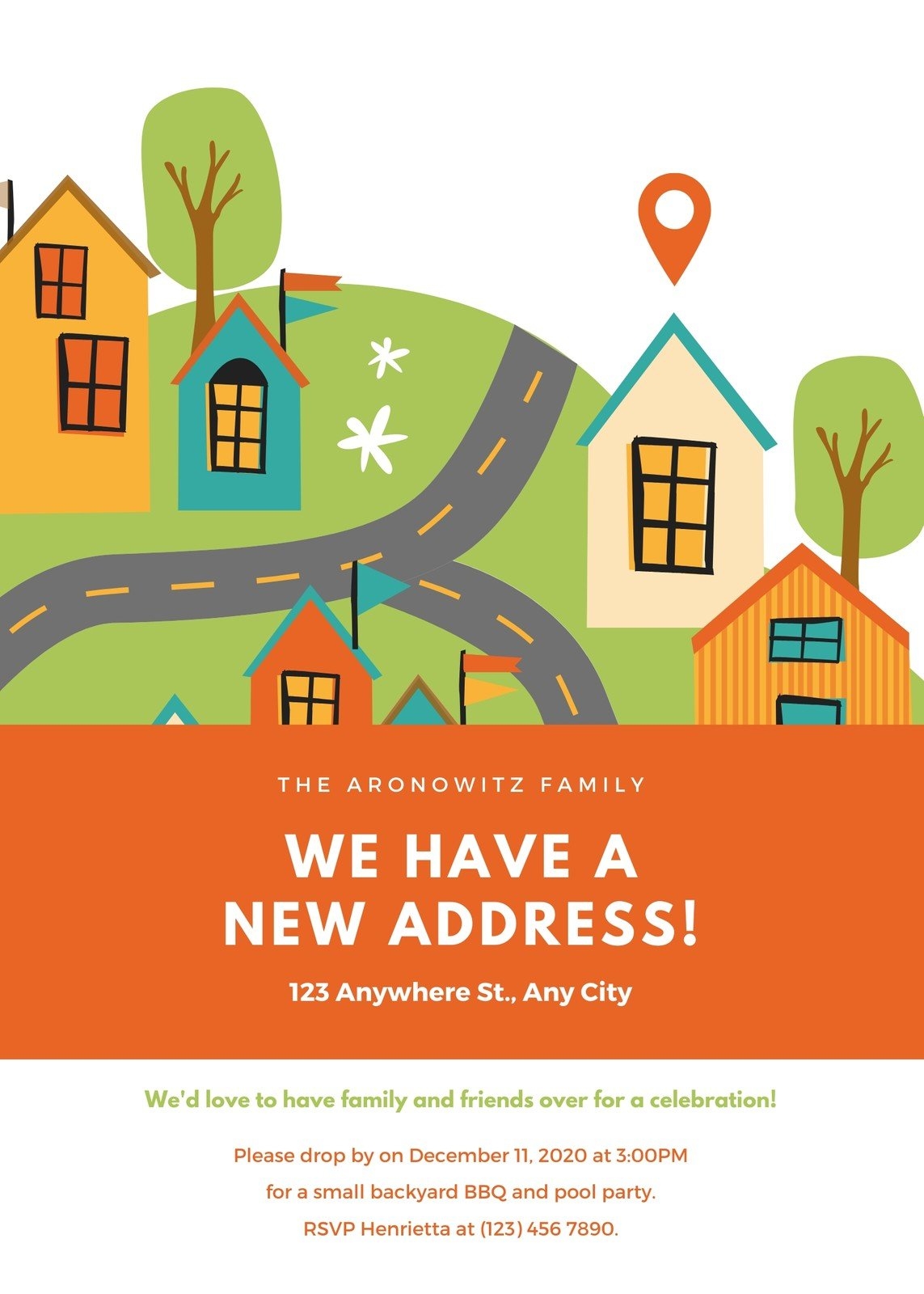 Free Custom Printable Moving Announcement Templates Canva