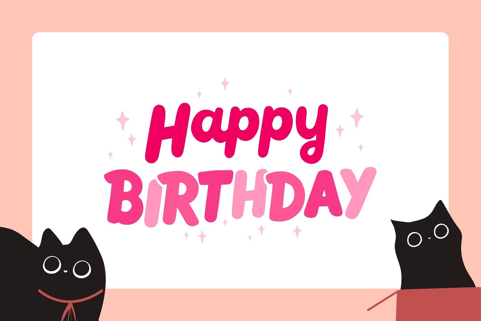 Free Customizable Printable Cat Card Templates Canva Worksheets 