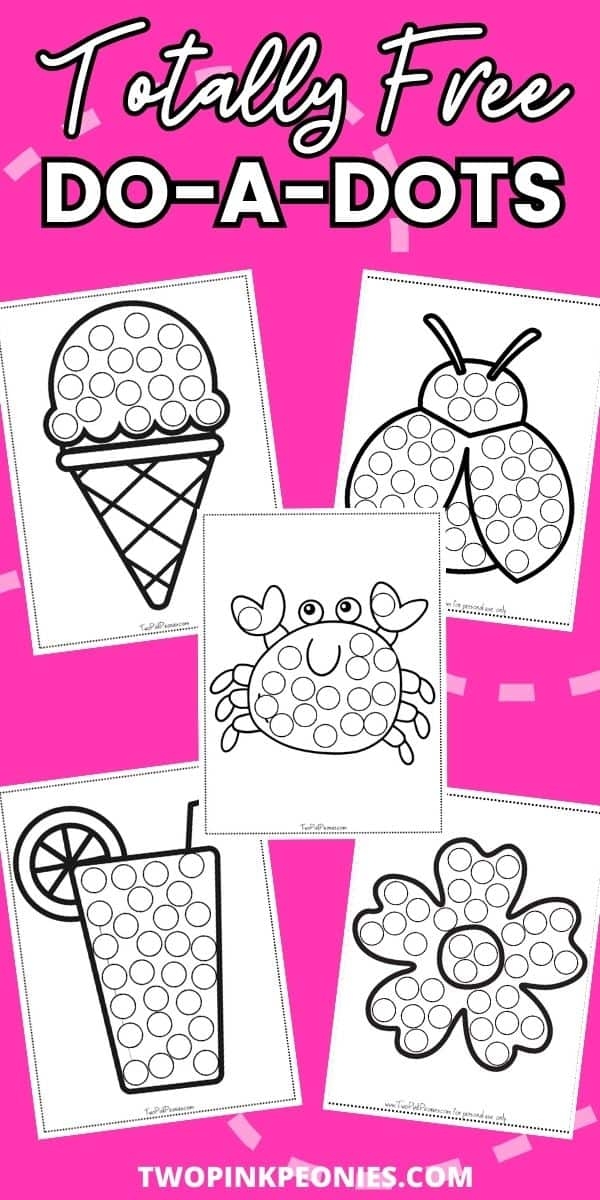 Free Dot Marker And Dot Sticker Printables over 100 Pages 
