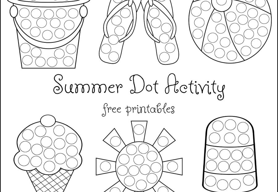 Free Dot Paint Printables