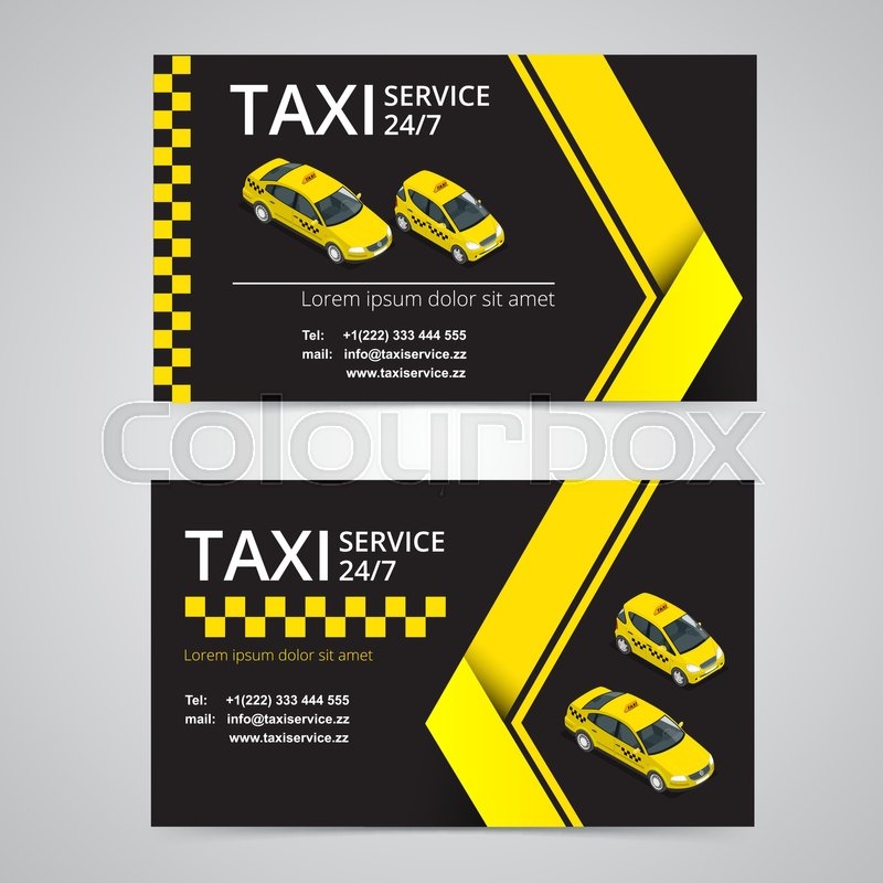 Free Downloadable Taxi Business Card Templates Printable Rethm