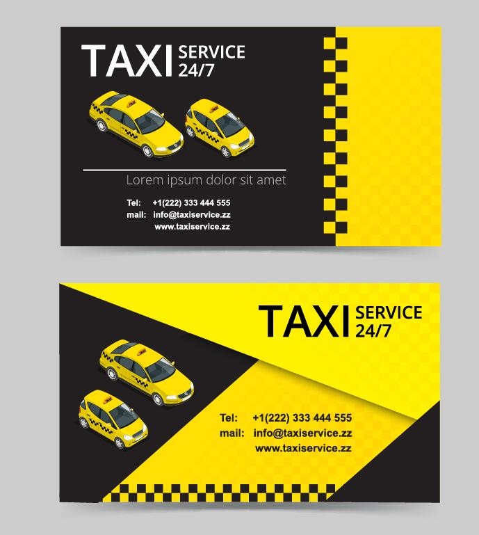 Free Downloadable Taxi Business Card Templates Printable Retstand