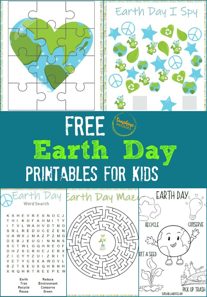 free printable activities for earth day