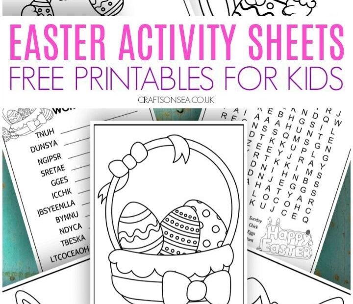 Free Easter Activity Sheets 10 Pages Of Printables Printable Easter