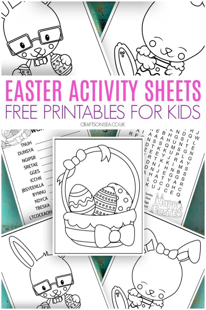 Free Easter Activity Sheets 10 Pages Of Printables Printable Easter 