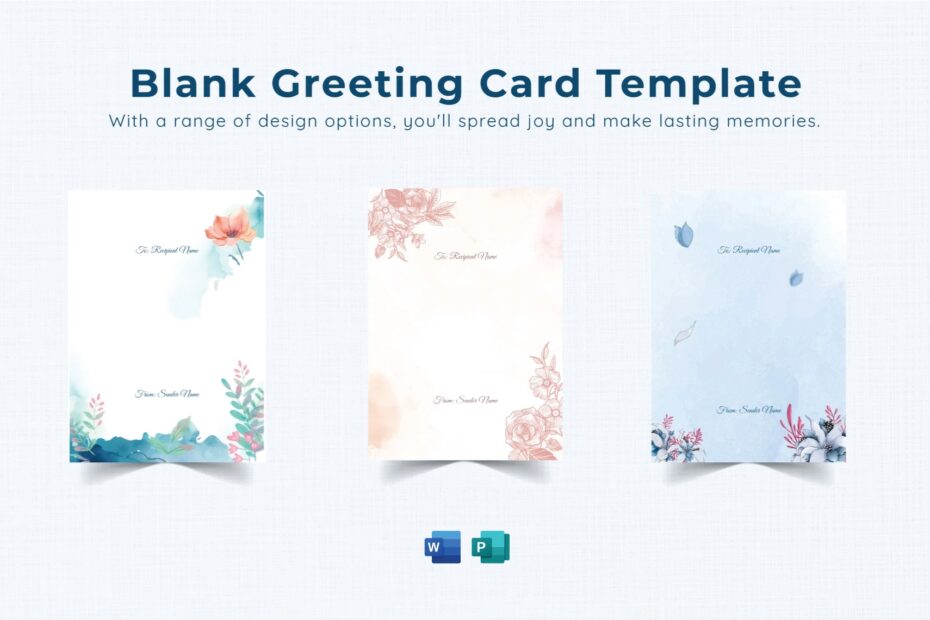 Free Editable Greeting Card Templates In Word To Download
