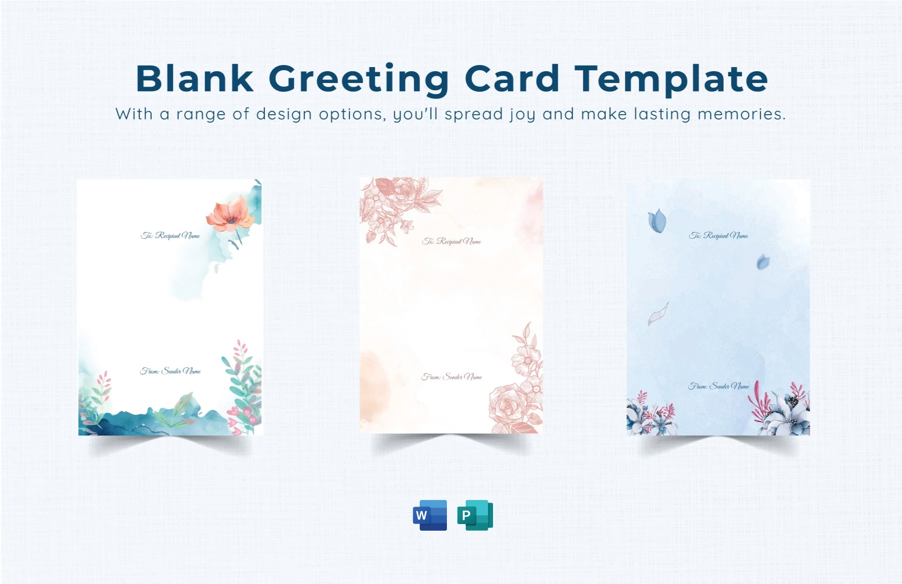 Free Editable Greeting Card Templates In Word To Download